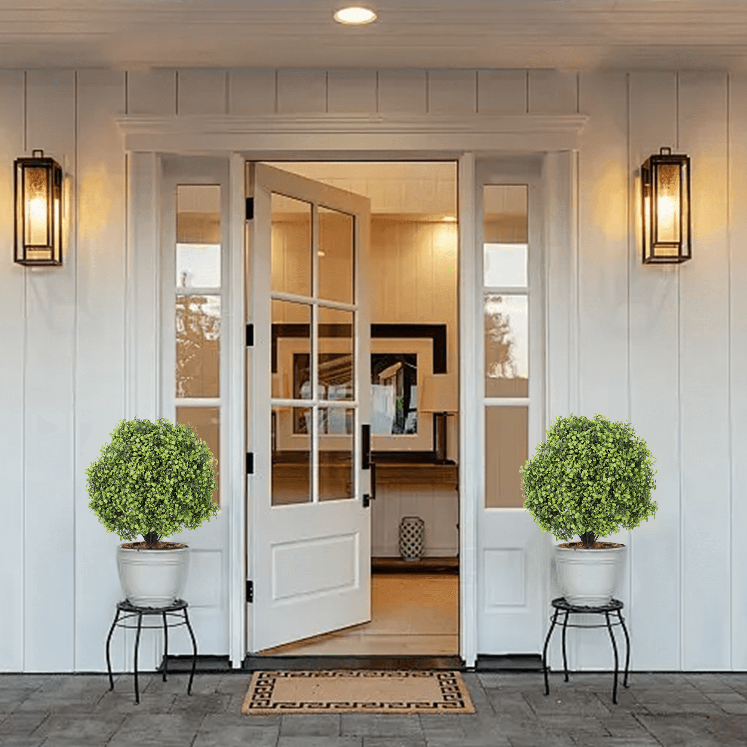 60cm-4X-Faux-Boxwood-Topiary-Tree-000095