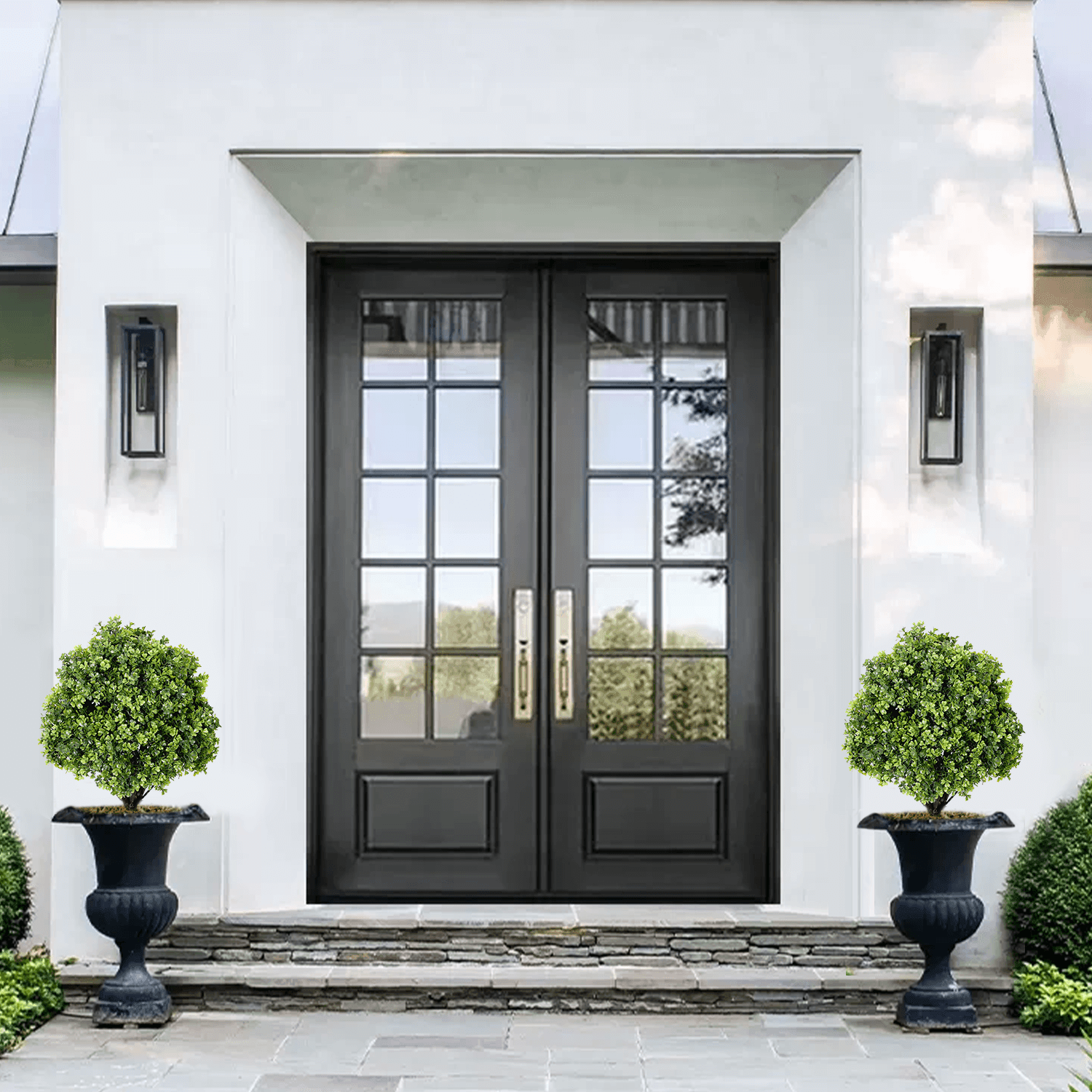 Artificial-2-3X-Boxwood-Topiary-Trees-Outdoor-mypoetree-60CM-000159