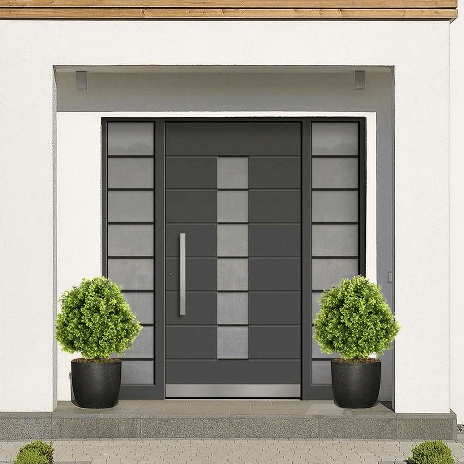 Artificial-2-Boxwood-Topiary-Trees-Outdoor-mypoetree-70CM-000249