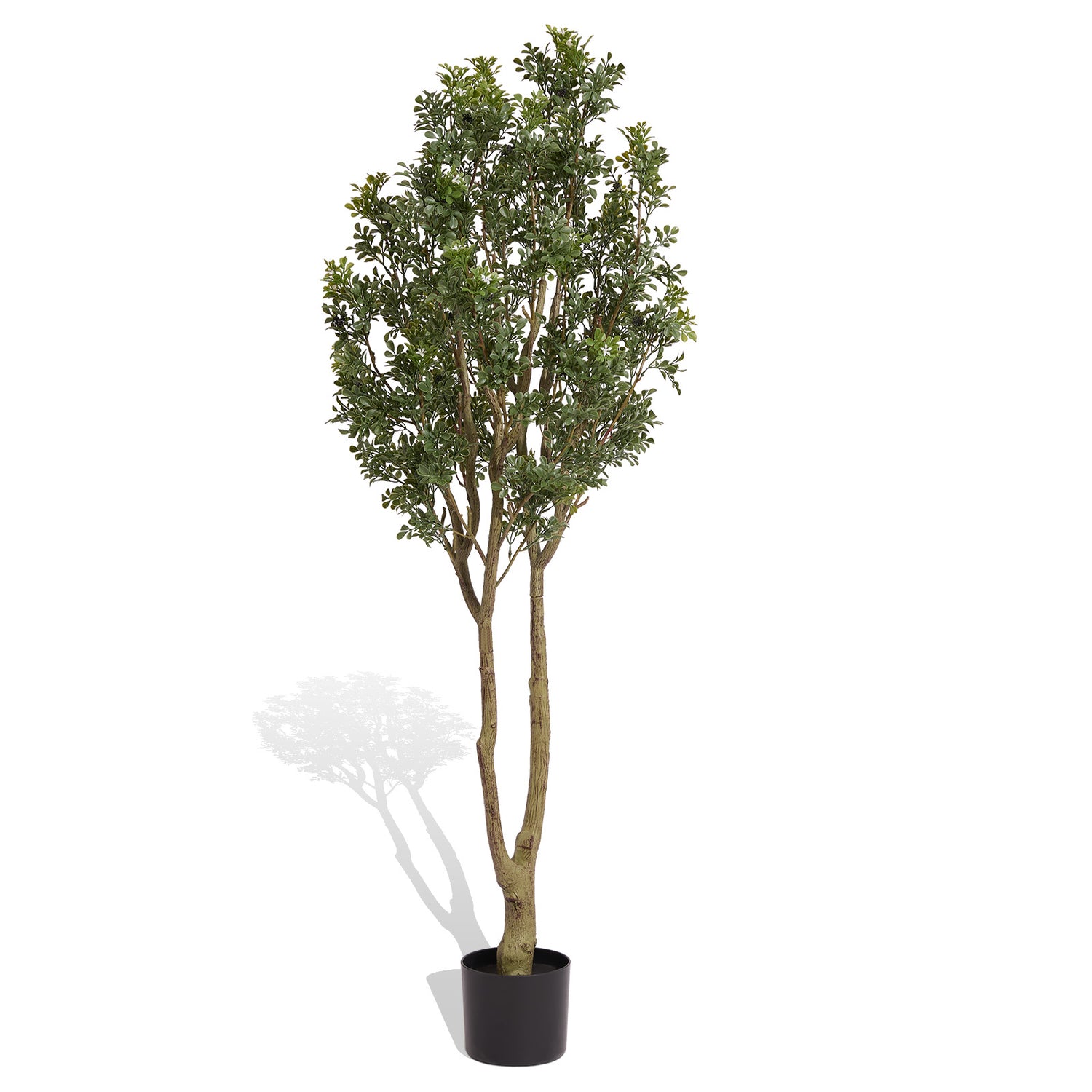 Artificial Orange Jasmine Tree (Murraya Paniculata) - 1PC Realistic Potted Faux Plant for Indoor & Outdoor Decor