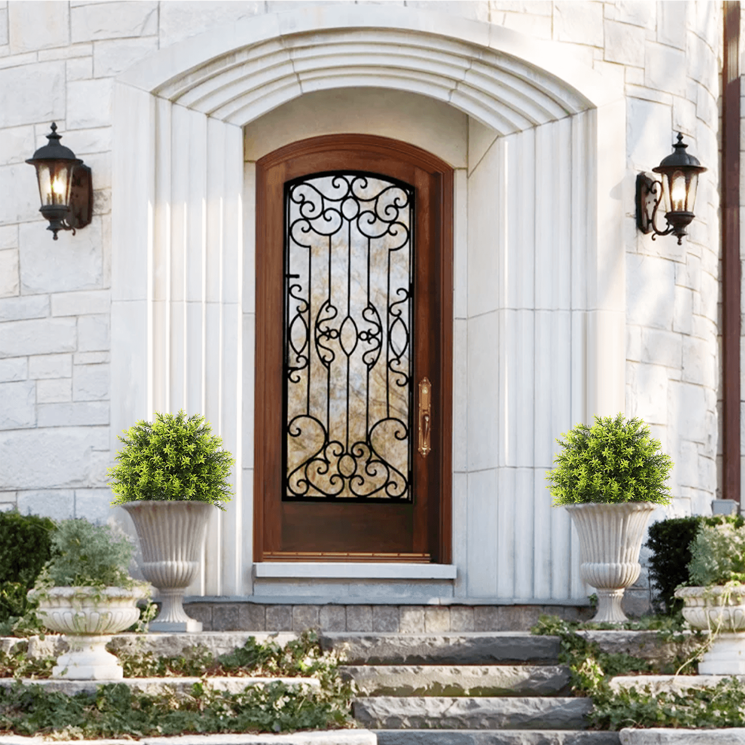 artificial-2-boxwood-topiary-ball-trees-outdoor-porches-picture-mypoetree-60CM-000236