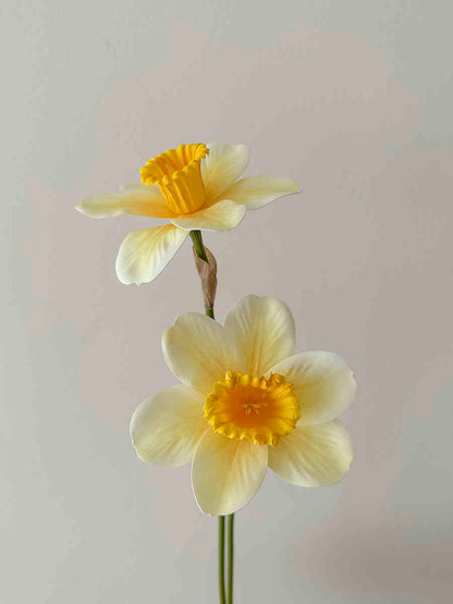 Artificial Plumeria Frangipani Flower in pale yellow