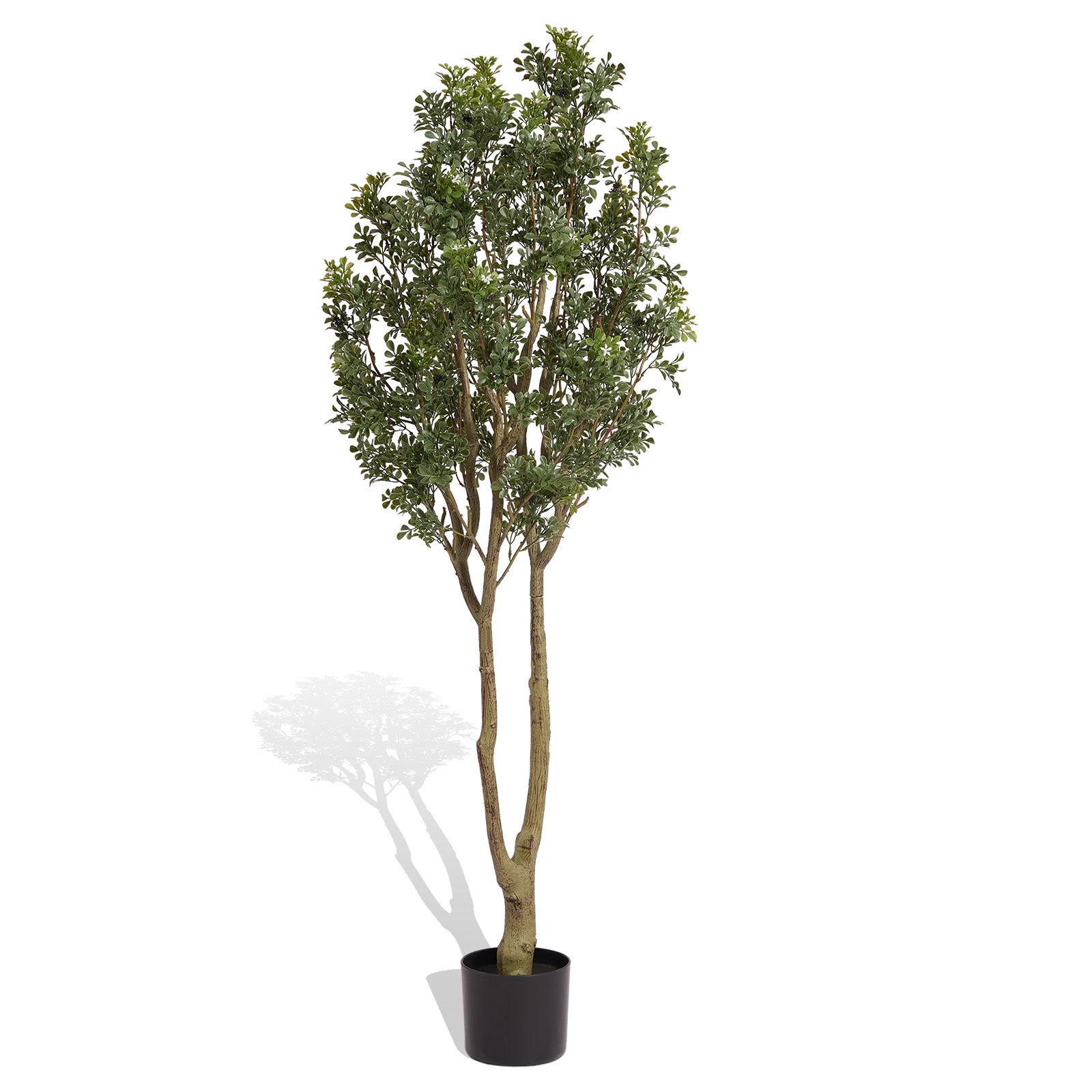 Artificial Orange Jasmine Tree (Murraya Paniculata) - 1PC Realistic Potted Faux Plant for Indoor &amp; Outdoor Decor
