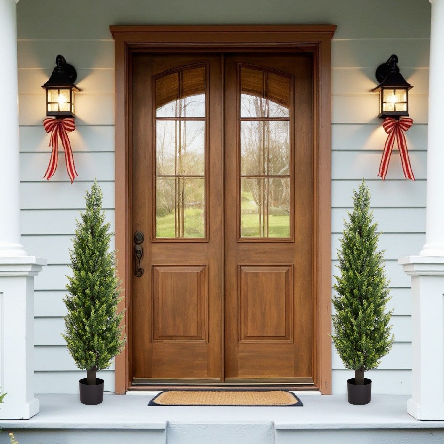 artificial-cedar-topiary-trees-outdoor-picture-mypoetree-150cm-sjsb-001315